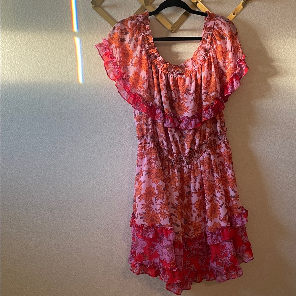 Jessica Simpson sundress off the shoulder
